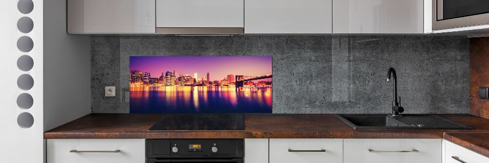 Glass splashback Manhattan New York