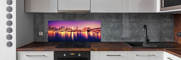 Glass splashback Manhattan New York