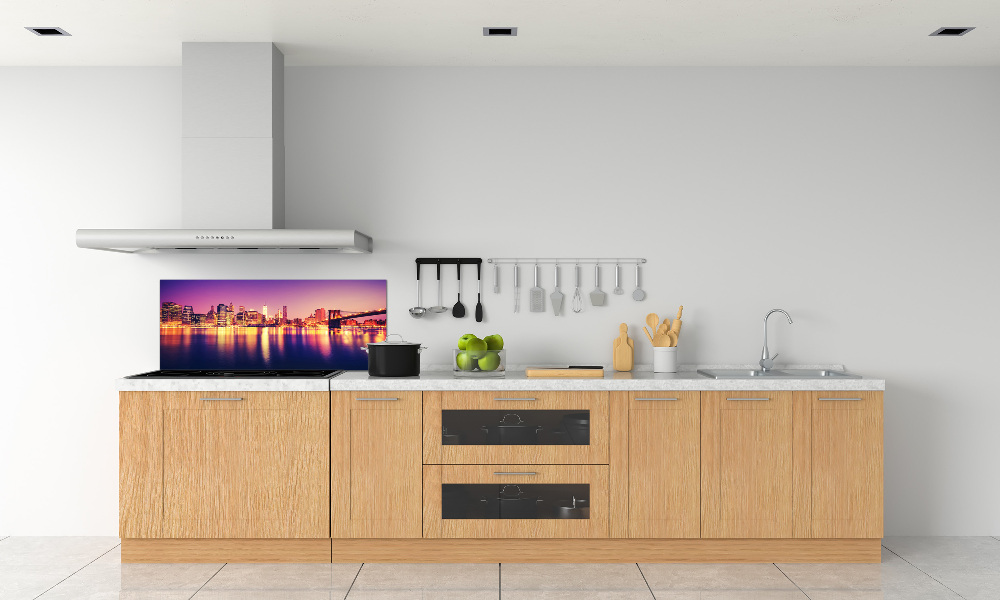 Glass splashback Manhattan New York