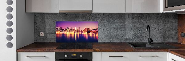 Glass splashback Manhattan New York