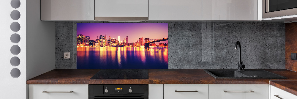 Glass splashback Manhattan New York