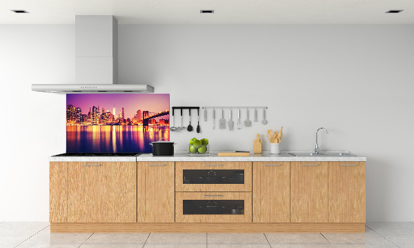 Glass splashback Manhattan New York