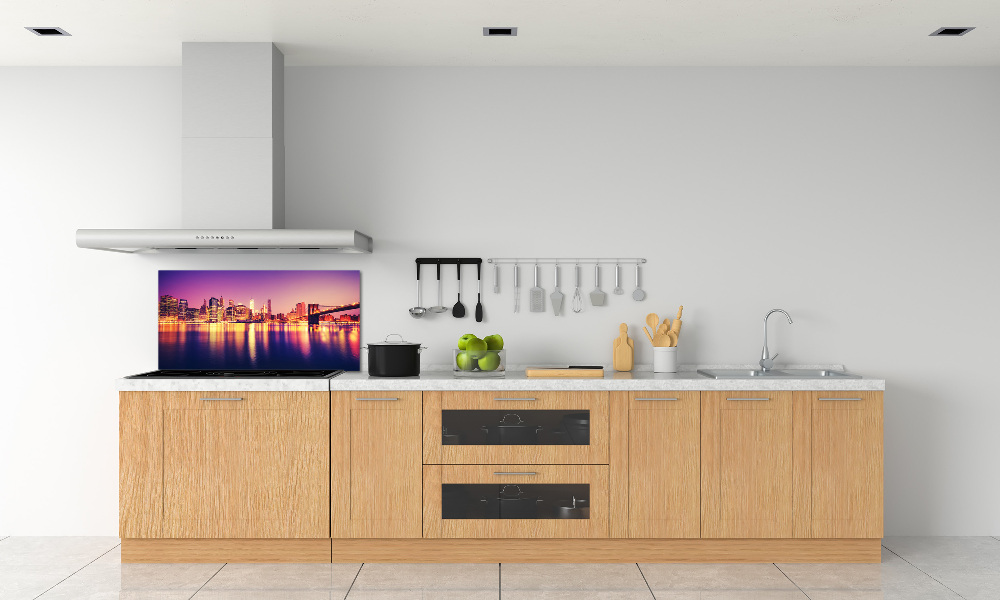 Glass splashback Manhattan New York