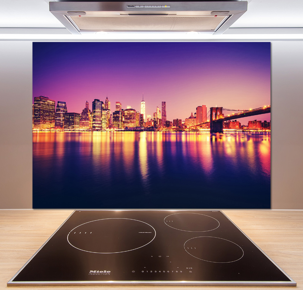 Glass splashback Manhattan New York