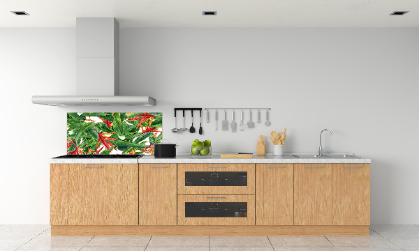 Cooker splashback Floral pattern