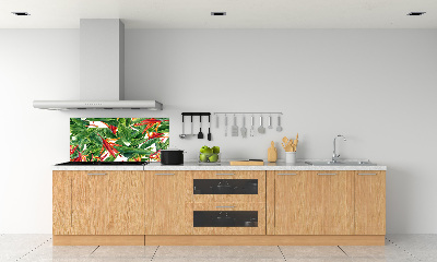 Cooker splashback Floral pattern