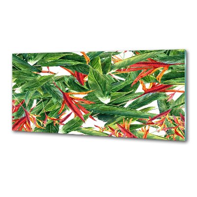 Cooker splashback Floral pattern