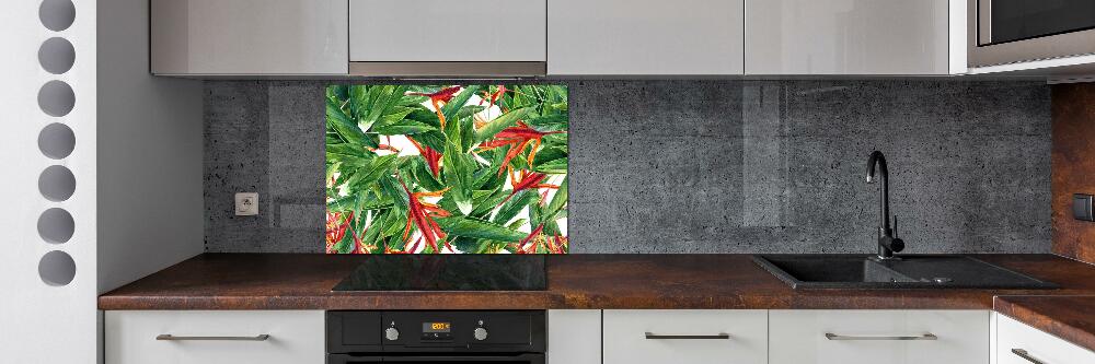 Cooker splashback Floral pattern