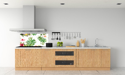 Cooker splashback Floral pattern