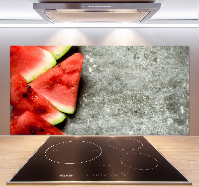 Kitchen splashback Chopped watermelon