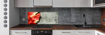 Kitchen splashback Chopped watermelon