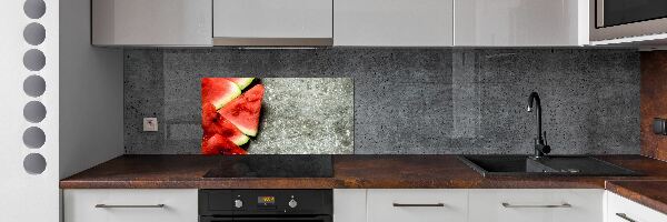 Kitchen splashback Chopped watermelon