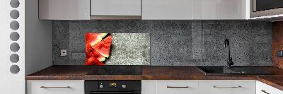 Kitchen splashback Chopped watermelon