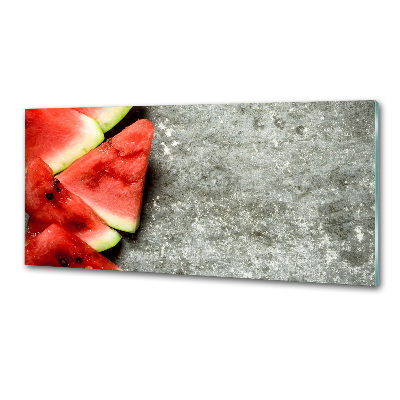 Kitchen splashback Chopped watermelon