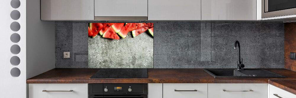 Kitchen splashback Chopped watermelon