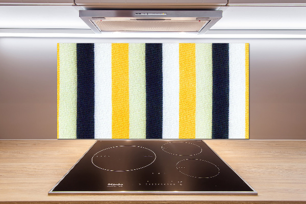 Cooker splashback Background with stripes