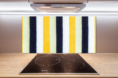 Cooker splashback Background with stripes