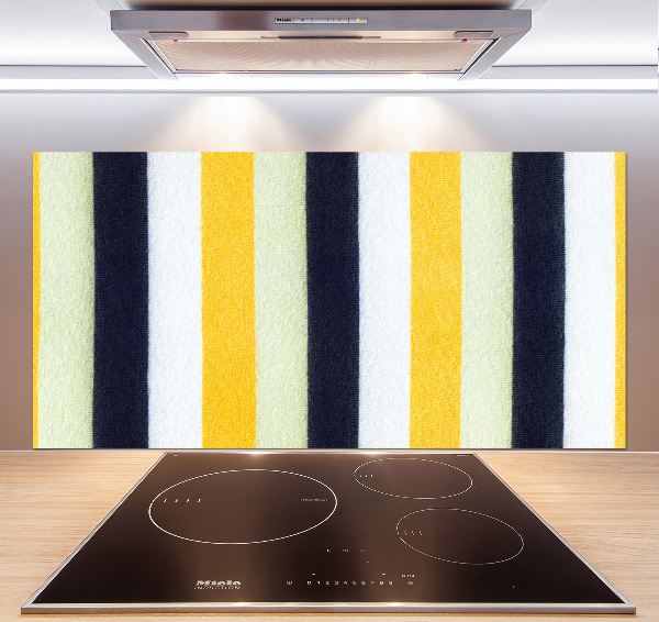 Cooker splashback Background with stripes