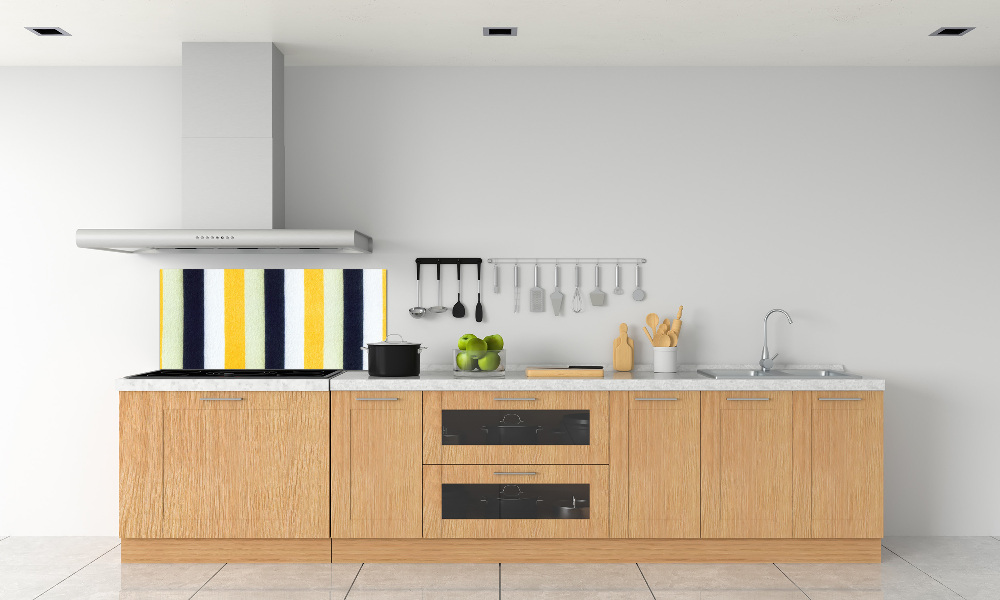 Cooker splashback Background with stripes