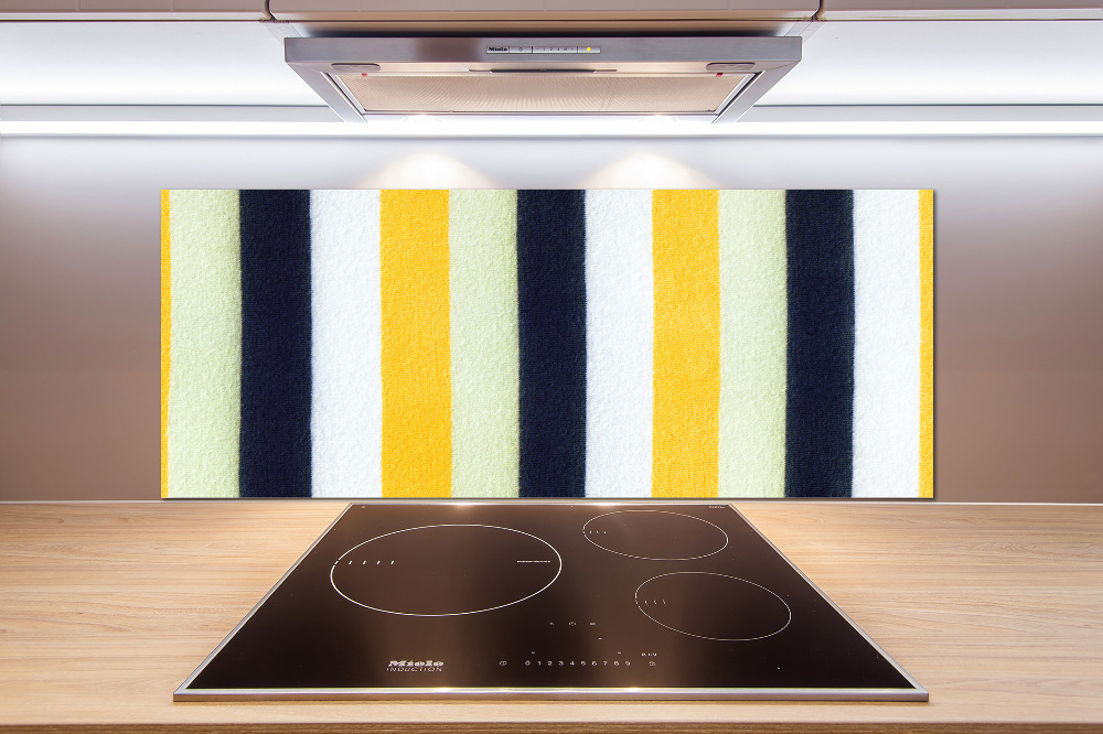 Cooker splashback Background with stripes