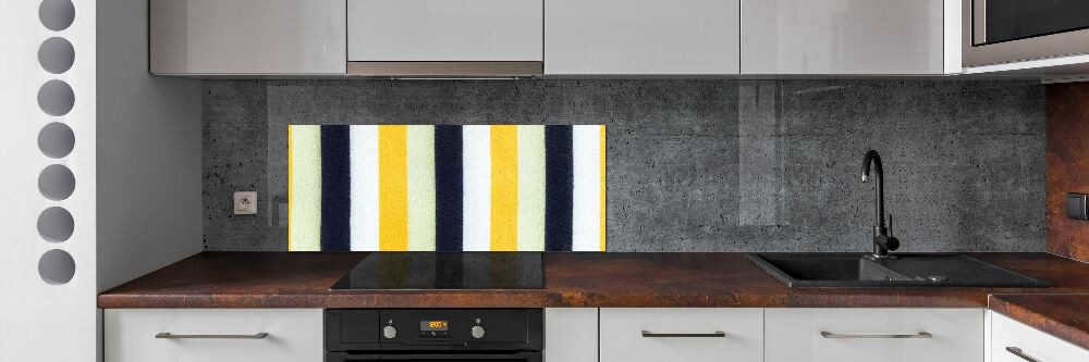 Cooker splashback Background with stripes