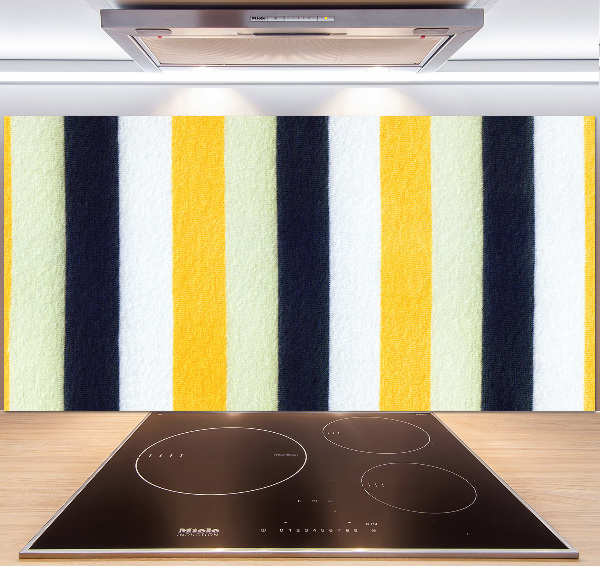 Cooker splashback Background with stripes