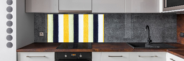 Cooker splashback Background with stripes