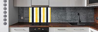 Cooker splashback Background with stripes