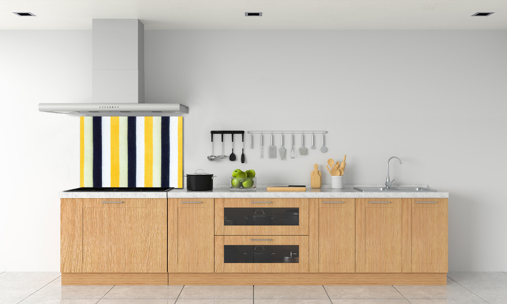 Cooker splashback Background with stripes