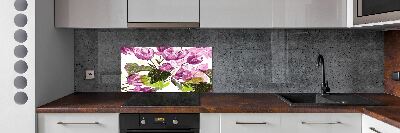 Cooker splashback Floral pattern