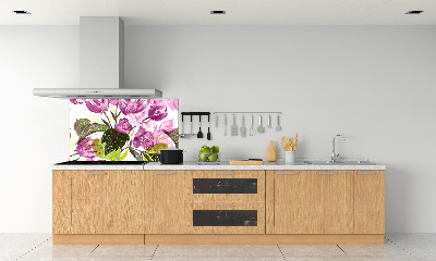 Cooker splashback Floral pattern