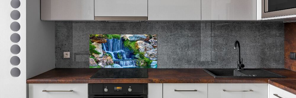 Cooker splashback Waterfall