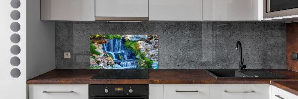 Cooker splashback Waterfall