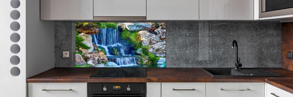 Cooker splashback Waterfall