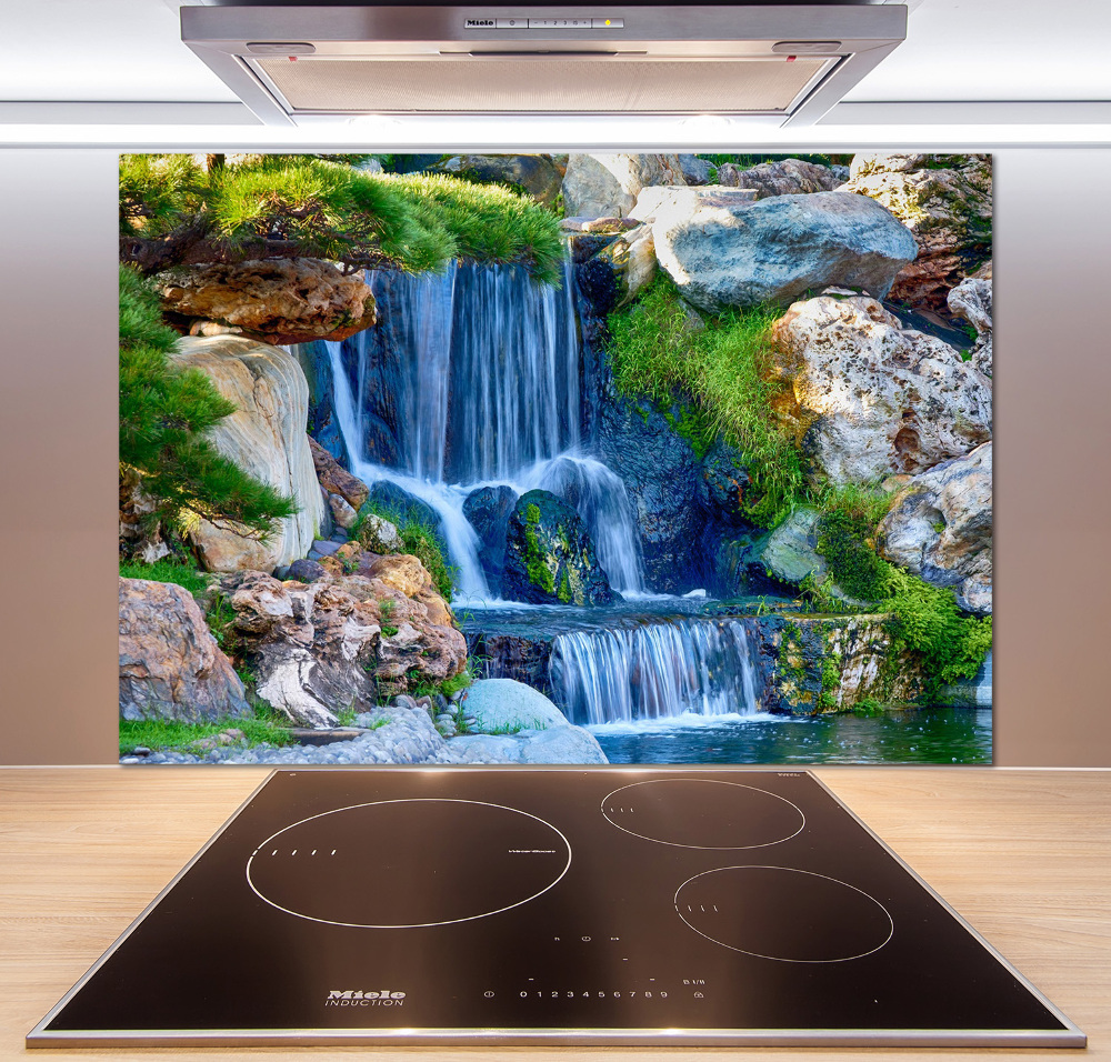 Cooker splashback Waterfall