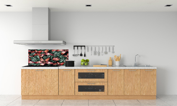 Cooker splashback Floral pattern