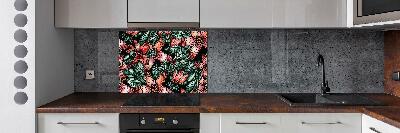 Cooker splashback Floral pattern