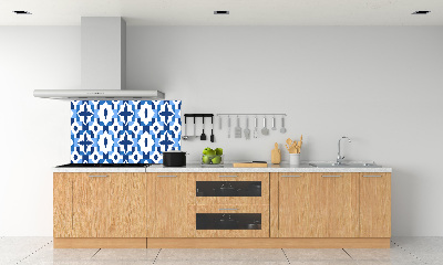 Glass splashback Geometric background