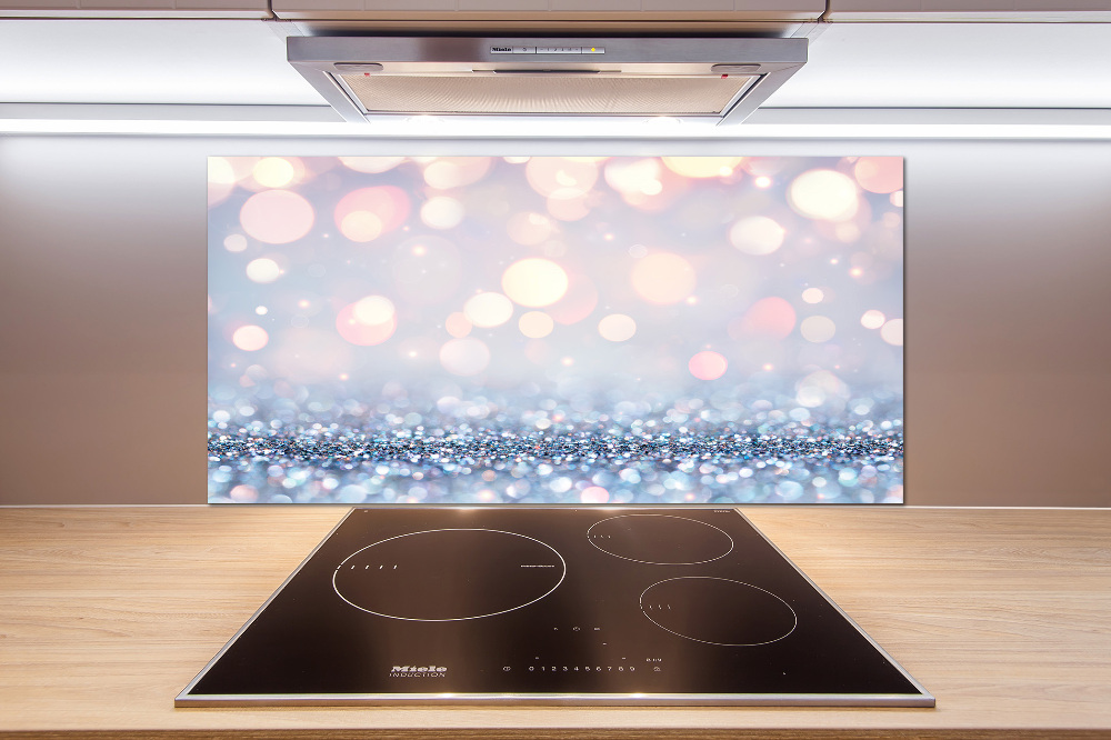 Cooker splashback Shiny background