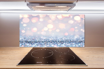 Cooker splashback Shiny background