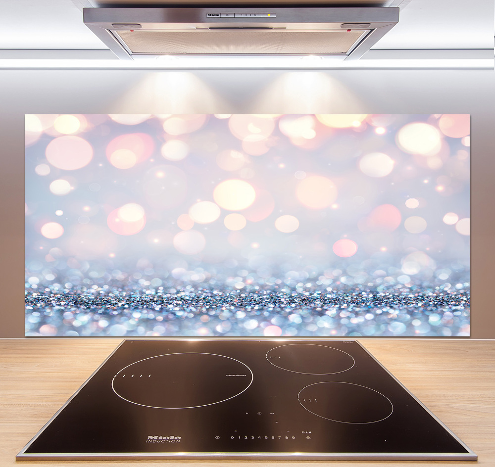 Cooker splashback Shiny background