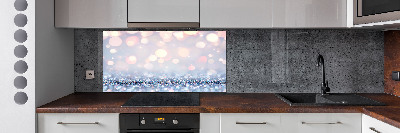 Cooker splashback Shiny background