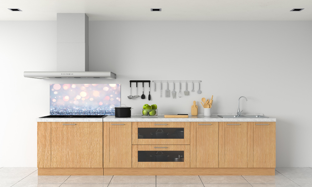 Cooker splashback Shiny background