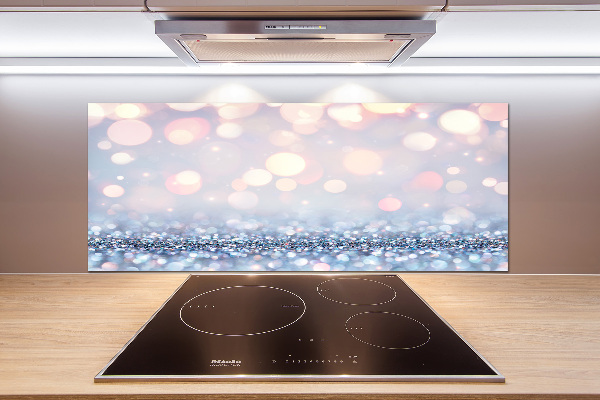 Cooker splashback Shiny background