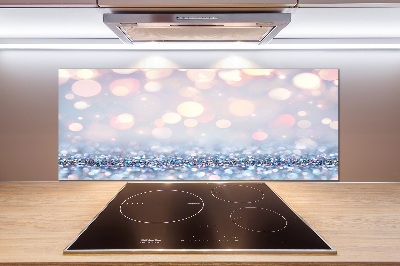 Cooker splashback Shiny background