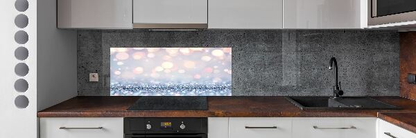 Cooker splashback Shiny background