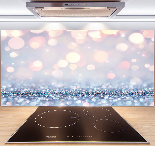 Cooker splashback Shiny background