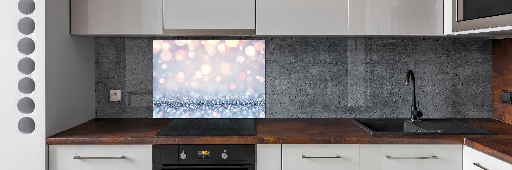 Cooker splashback Shiny background