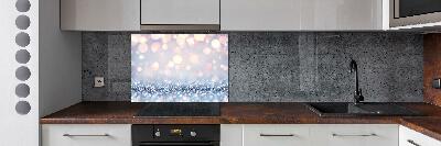 Cooker splashback Shiny background