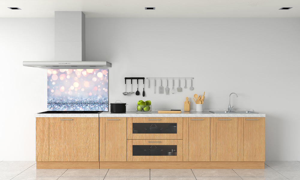 Cooker splashback Shiny background